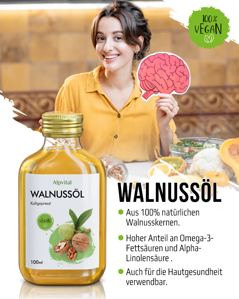 Walnussöl 100% kaltgepresst 100ml