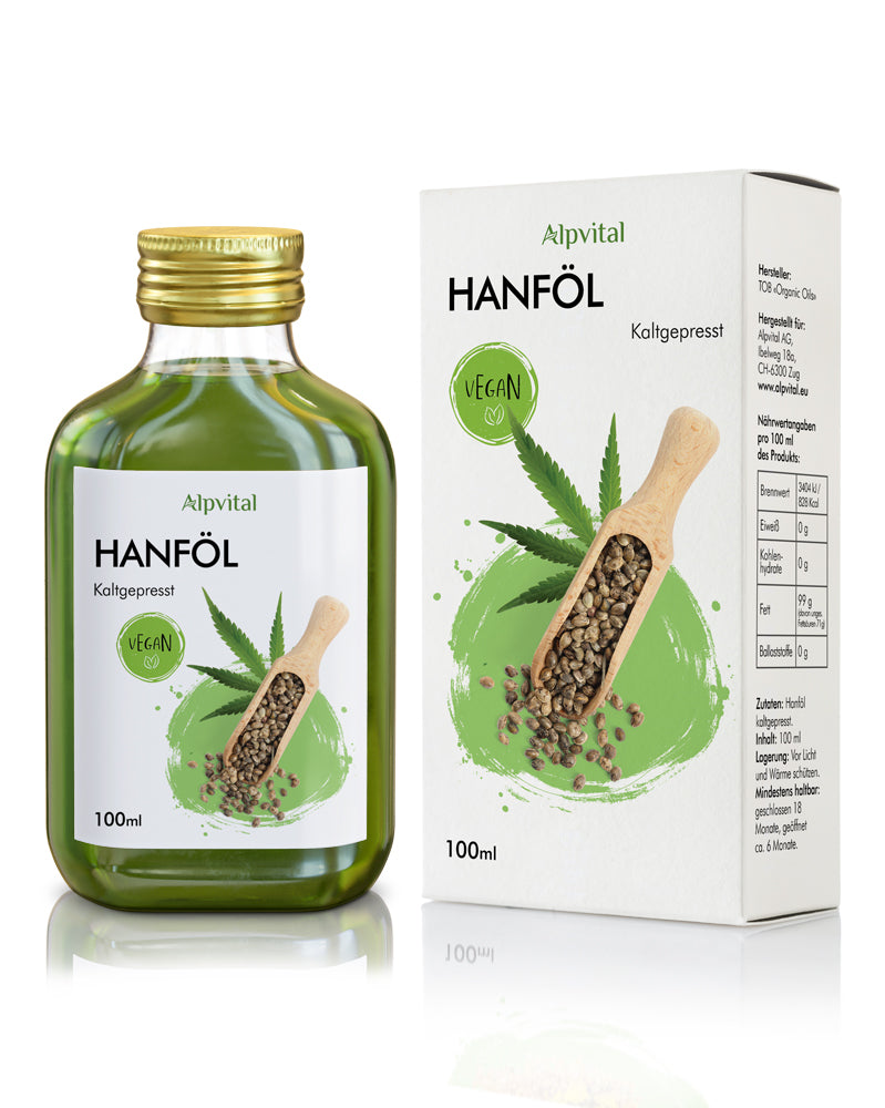 Hanfsamenöl 100%, 100 ml