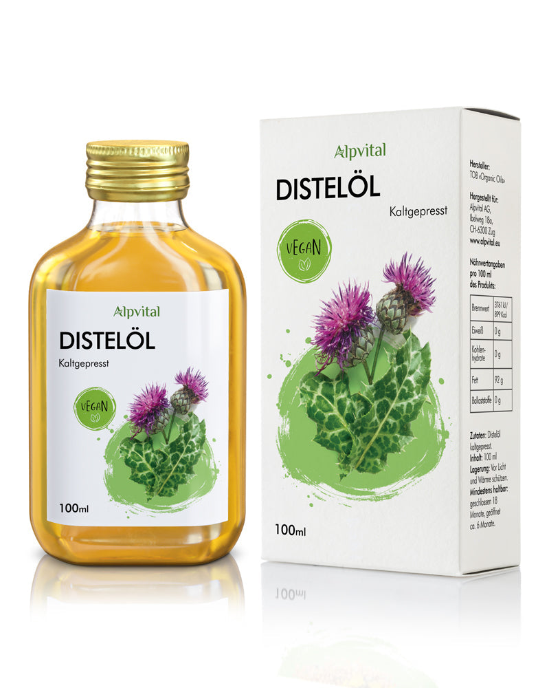 Distelöl 100ml, 100% kaltgepresst