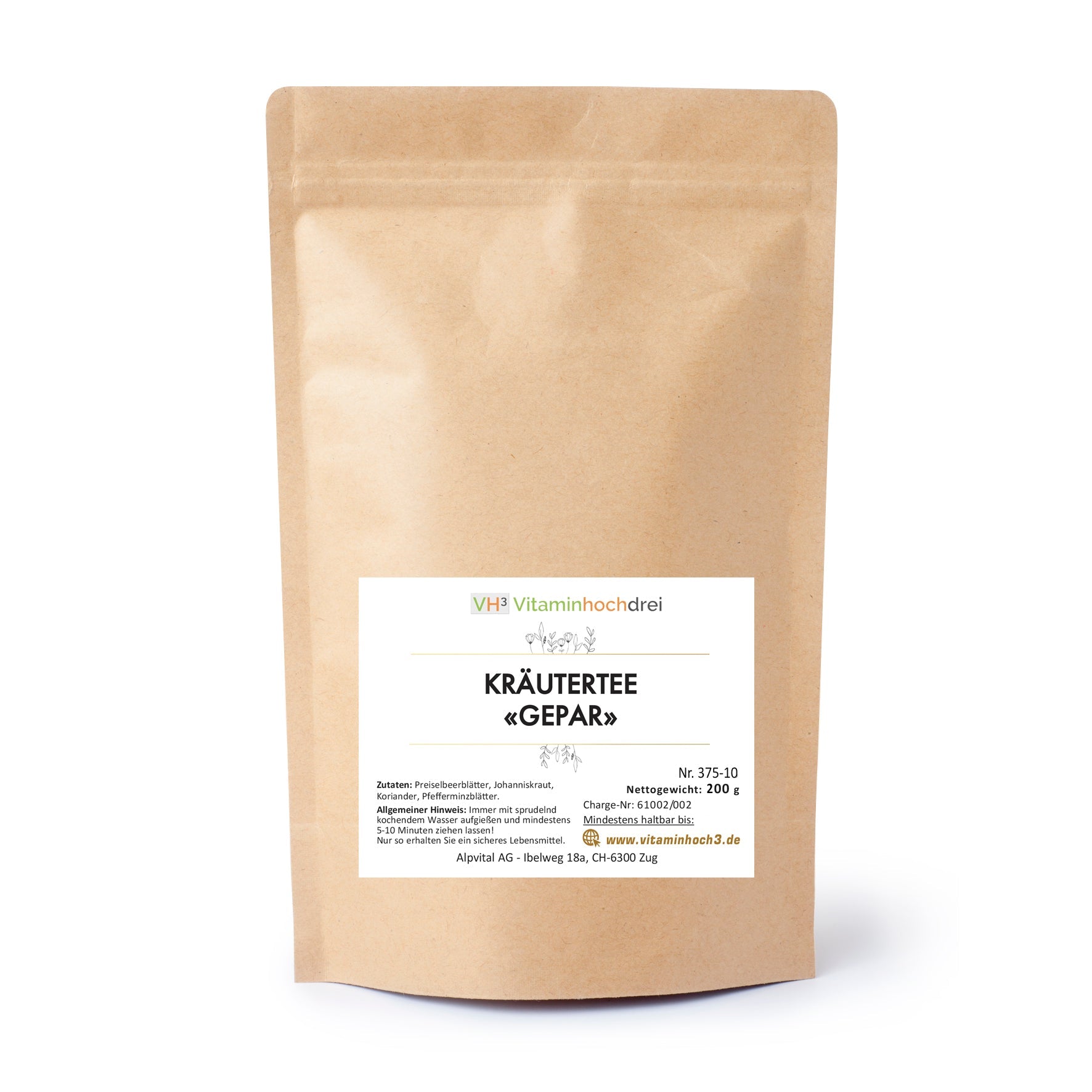 Kräutermischung Gepar - für den Organismus