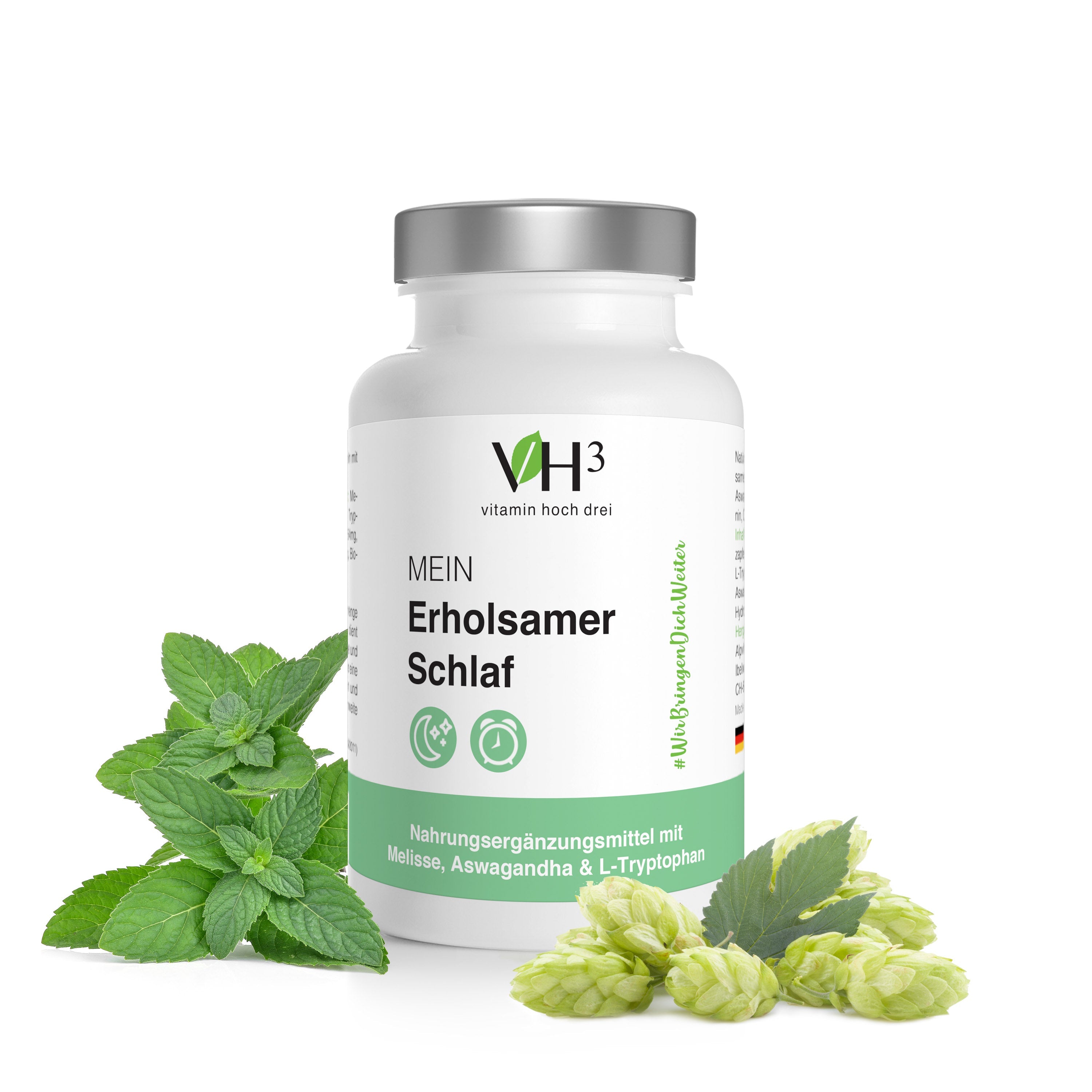 VH3 MEIN Erholsamer Schlaf mit Melisse, Aschwagandha und L-Tryptophan