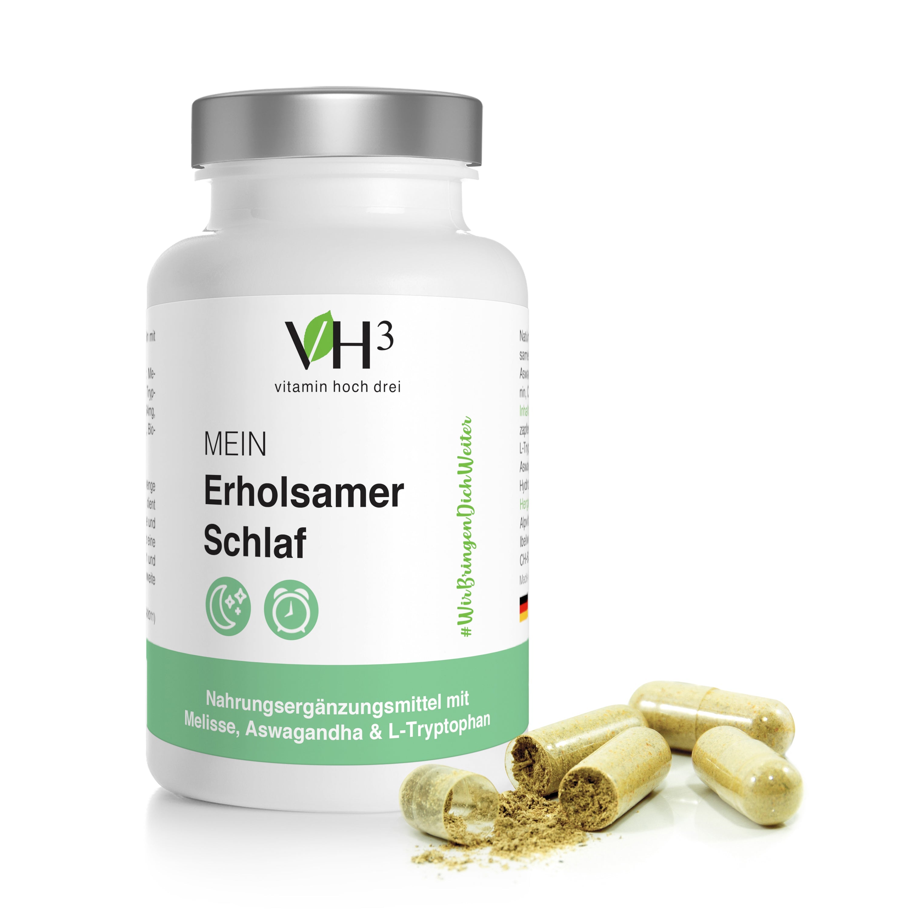 VH3 MEIN Erholsamer Schlaf mit Melisse, Aschwagandha und L-Tryptophan