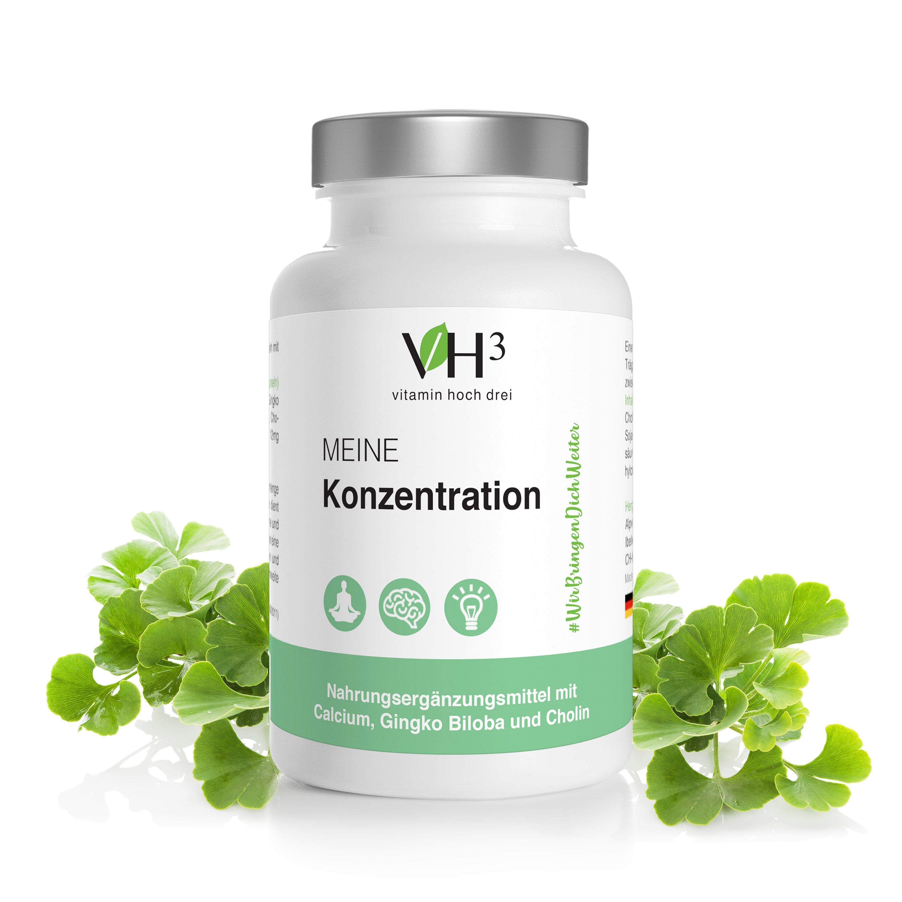 VH3 Meine Konzentration mit Cholin, Gingko Biloba und Calcium