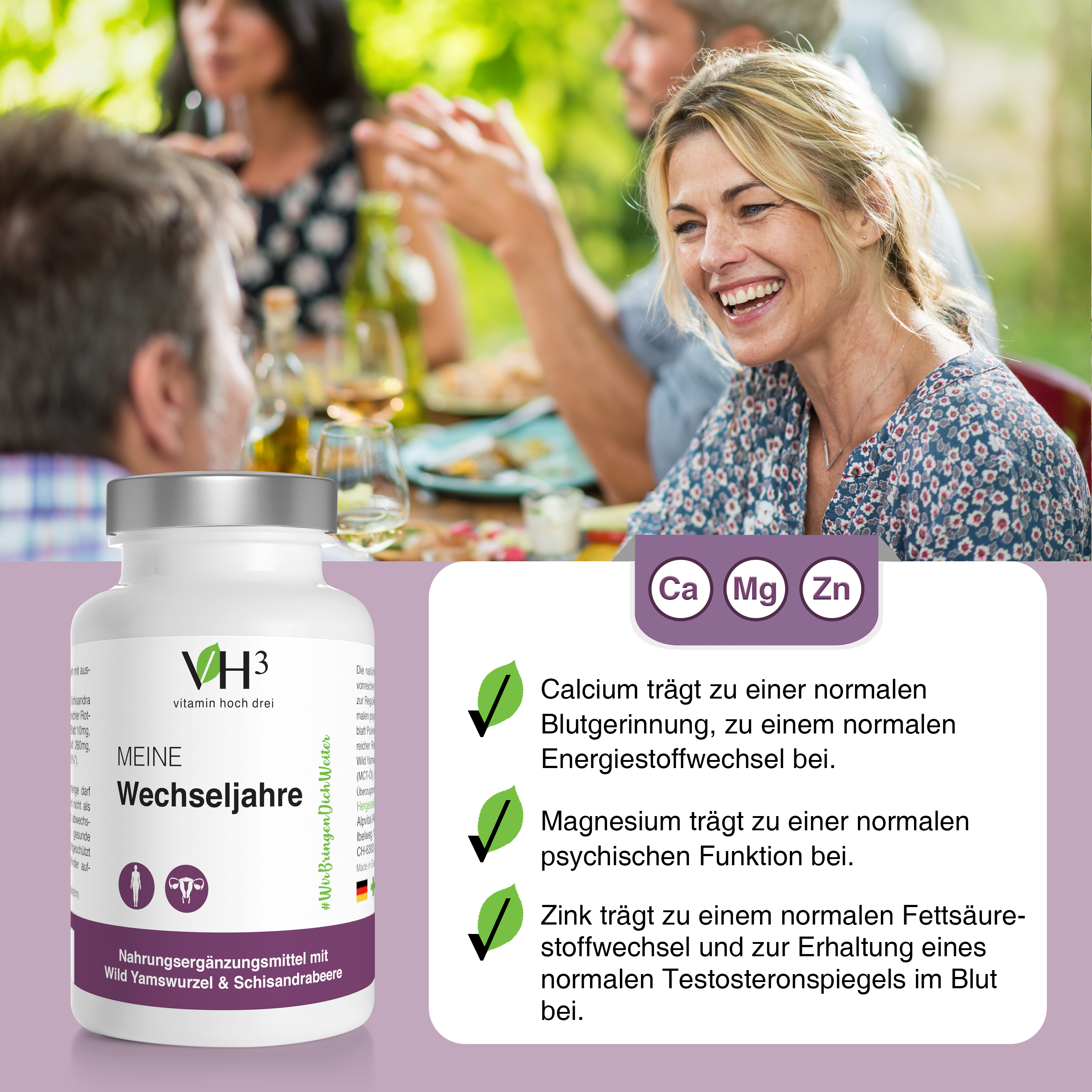 Meine Wechseljahre mit Wild Yamswurzel, Schisandrabeere und Rotklee