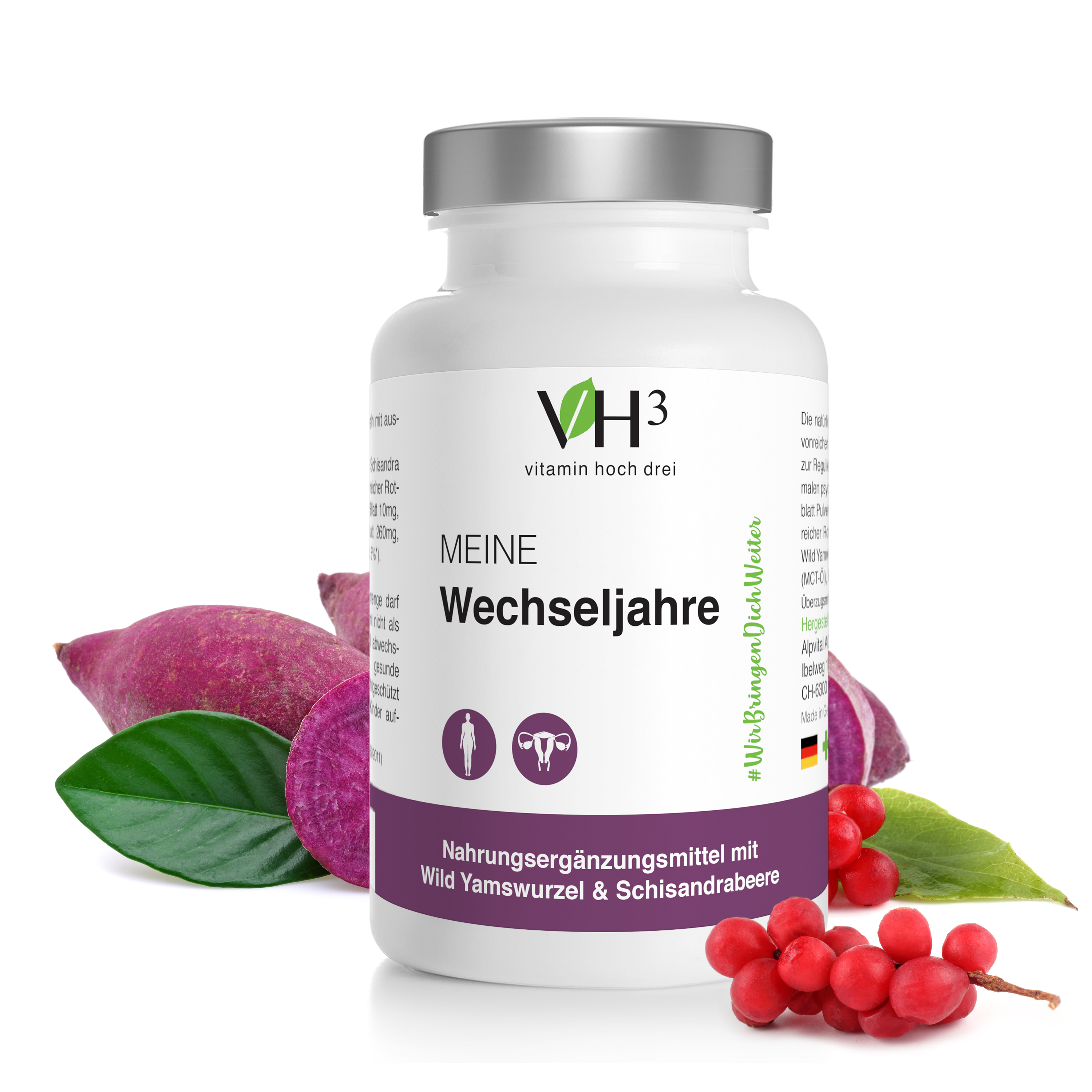Meine Wechseljahre mit Wild Yamswurzel, Schisandrabeere und Rotklee